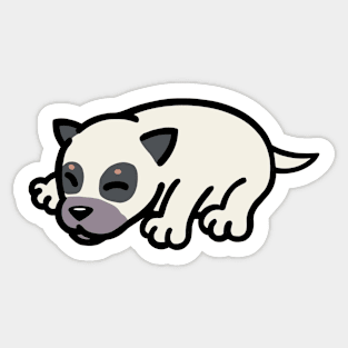 baby cattle dog pupy Sticker